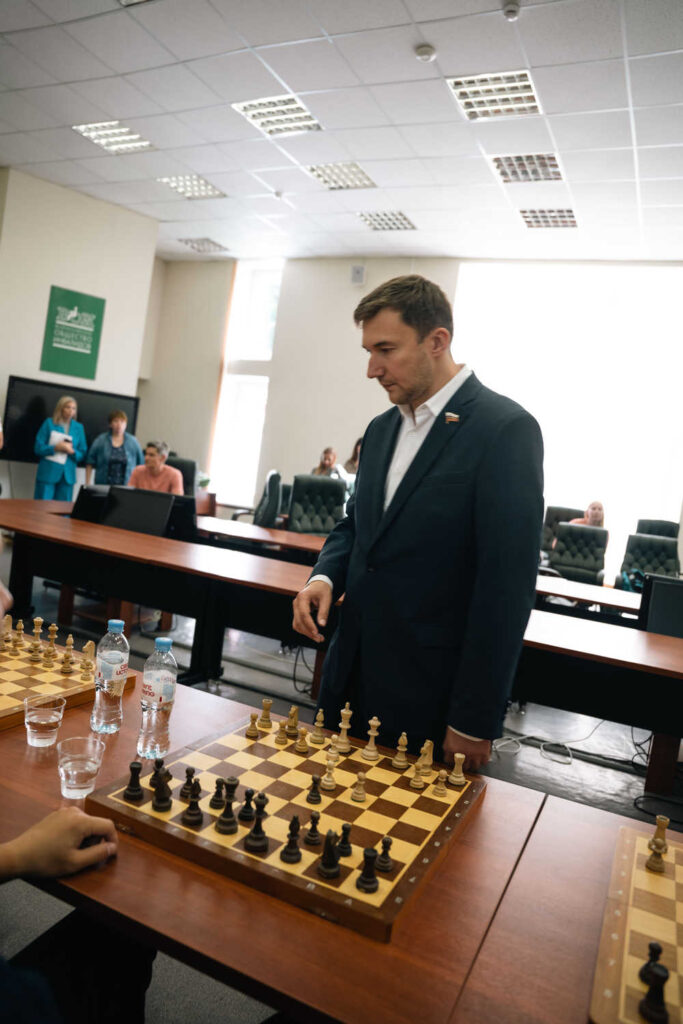 Подписание Соглашения с Всероссийским обществом инвалидов и сеанс одновременной игры Сергея Карякина, Москва, 22.07.2026